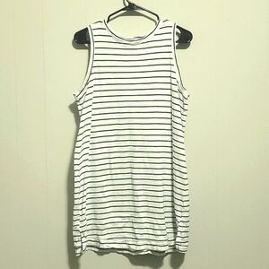 Striped Sleeveless Dress